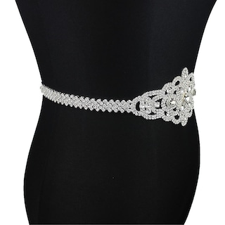 Foto 4 | Cinturón De Novia Huoguo Con Diamantes De Imitación Para Vestido De Novia - Venta Internacional.