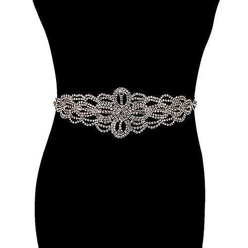 Foto 2 pulgar | Cinturón De Novia Huoguo Con Diamantes De Imitación Para Vestido De Novia - Venta Internacional.