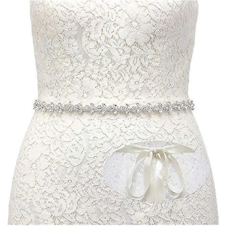 Foto 1 | Cinturón De Novia Huoguo Con Diamantes De Imitación Para Vestido De Novia - Venta Internacional.