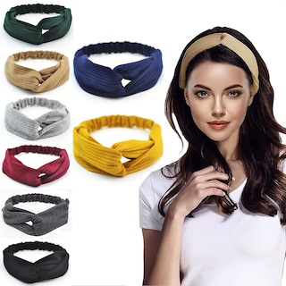 Foto 3 | Diademas Bohemio Huoguo Twisted Para Mujer A La Moda Para Acceder Al Cabello. - Venta Internacional.