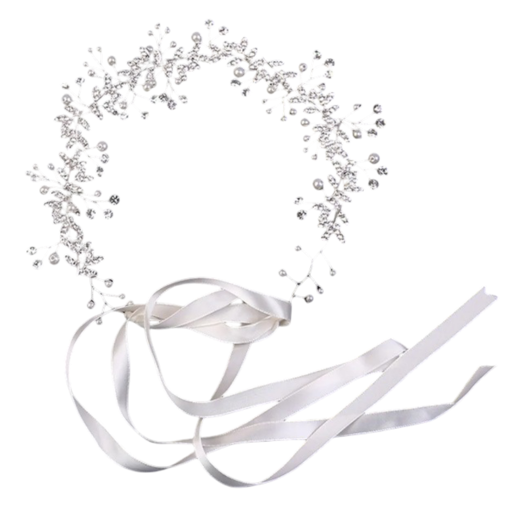 Diadema De Plata Xtellar Para Novia  Toque Final De Lujo Para Estilos Nupciales