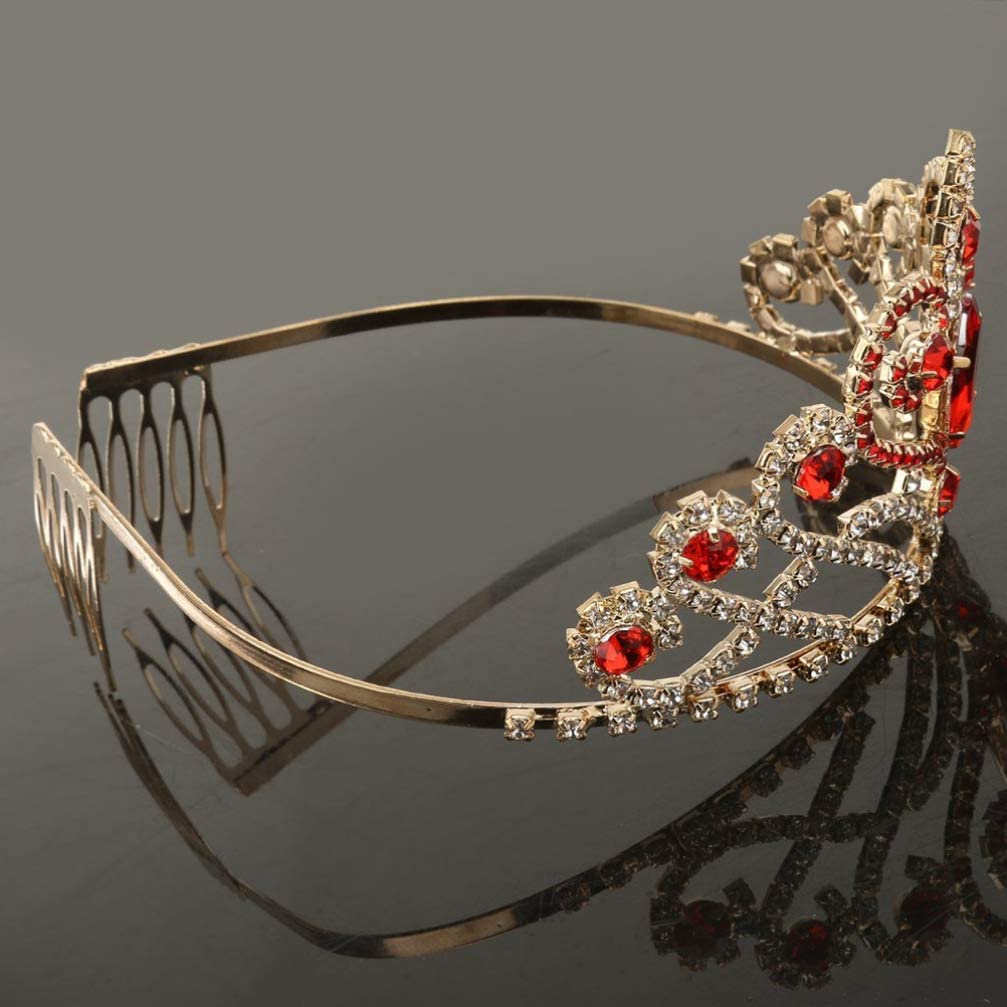 Foto 4 pulgar | Diadema Nupcial Con Diamantes De Imitación Y Diamantes De Imitación Para El Concurso De Belleza Huog - Venta Intern