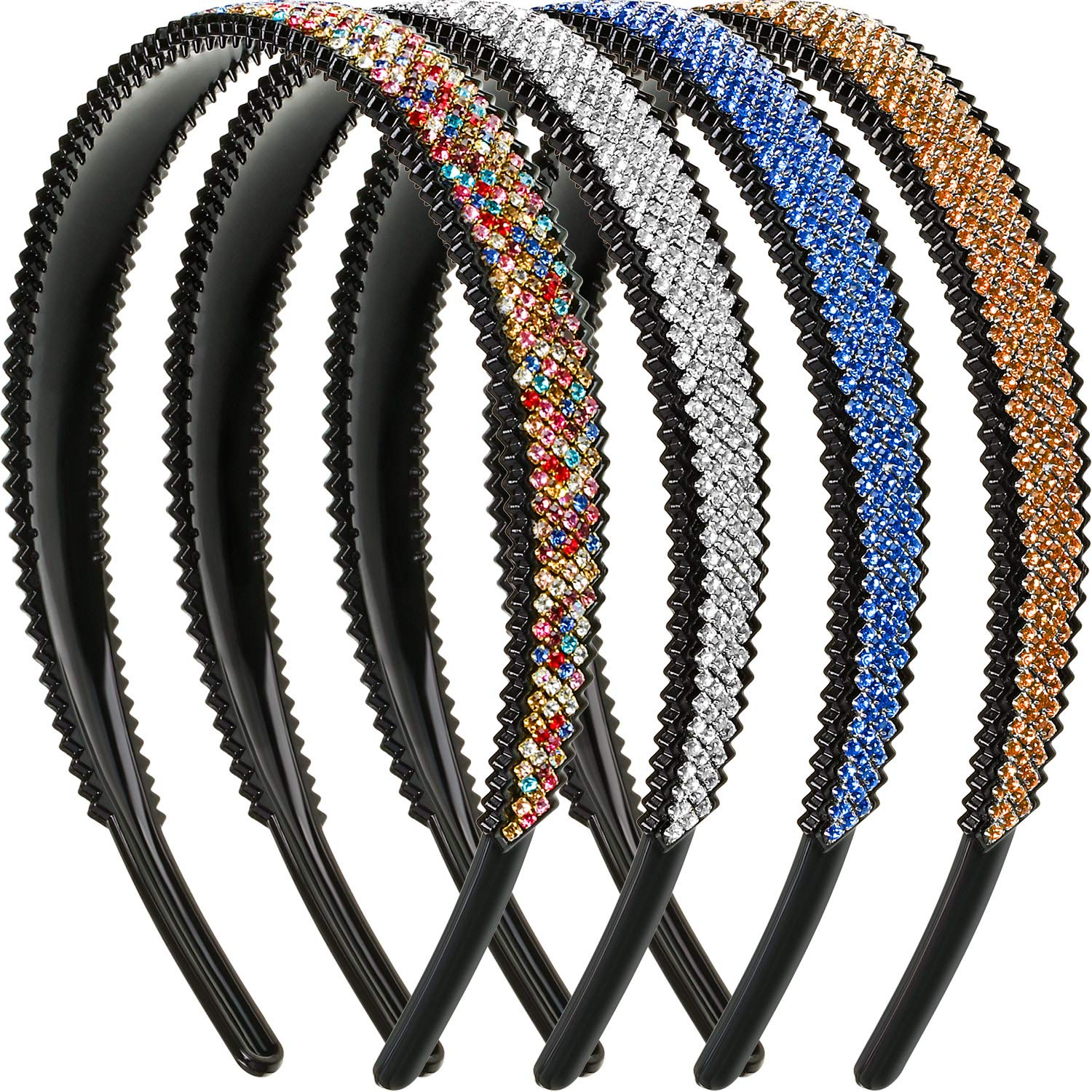 Foto 2 pulgar | Diadema Huoguo  Peine De Dientes Con Diamantes De Imitación De Cristal Para Mujer - Venta Internacional.