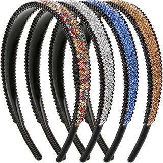 Foto 1 | Diadema Huoguo Peine De Dientes Con Diamantes De Imitación De Cristal Para Mujer - Venta Internacional.