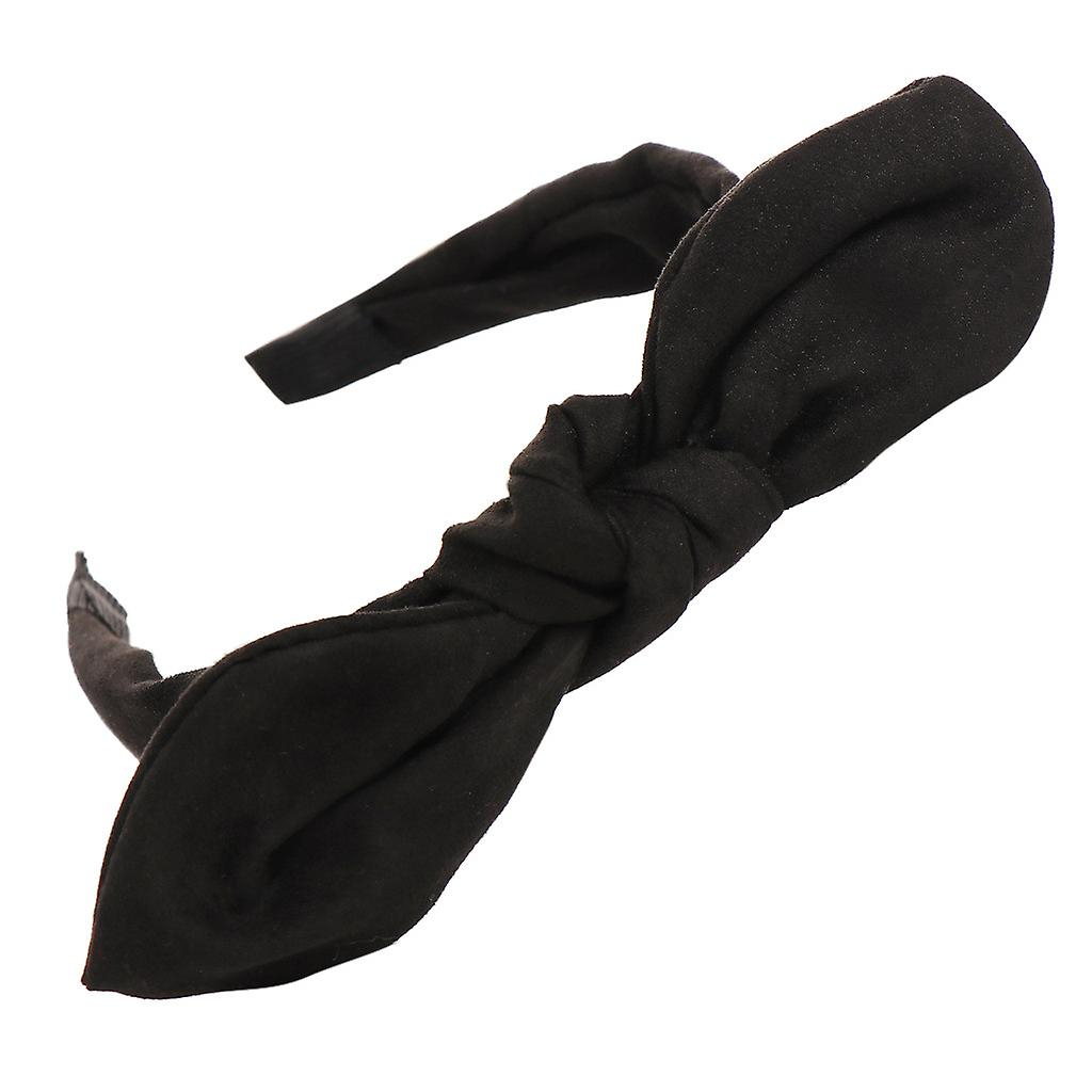 Foto 2 pulgar | Diadema Huoguo  Moderna Diadema De Gamuza Con Lazo Y Nudo Para Mujer - Venta Internacional.