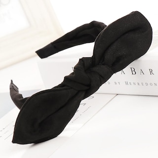 Foto 2 | Diadema Huoguo Moderna Diadema De Gamuza Con Lazo Y Nudo Para Mujer - Venta Internacional.