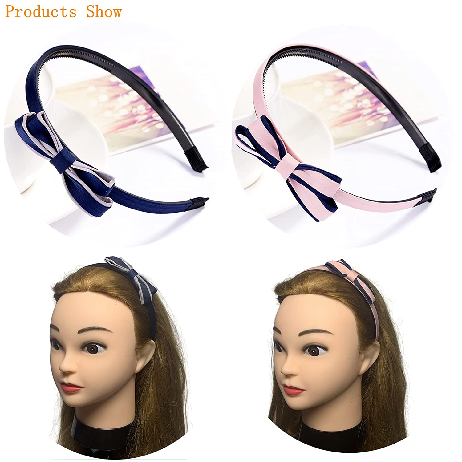 Foto 3 | Diademas De Moda Huoguo Con Lazo Anudado Para Cabello Femenino - Venta Internacional.