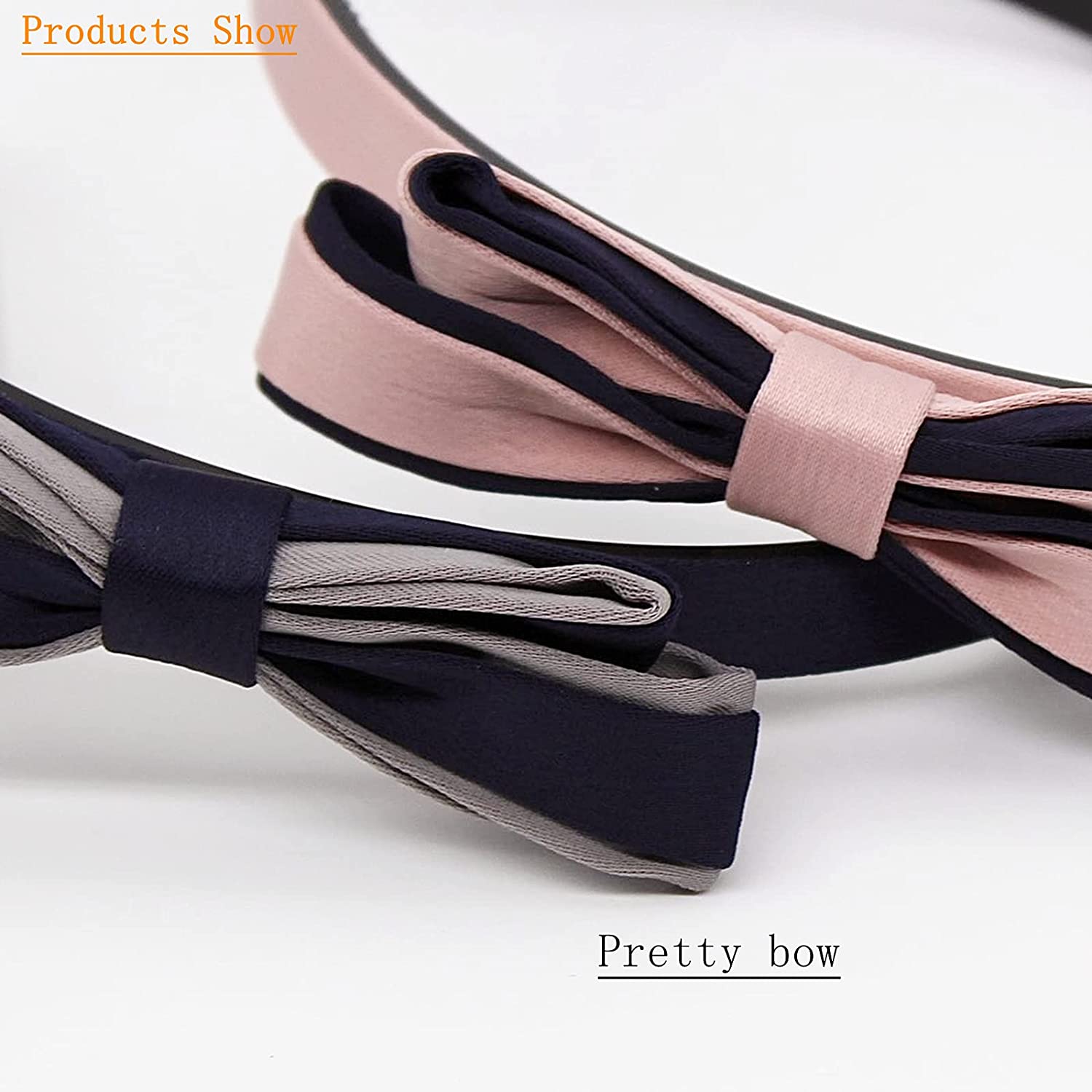 Foto 6 pulgar | Diademas De Moda Huoguo Con Lazo Anudado Para Cabello Femenino - Venta Internacional.