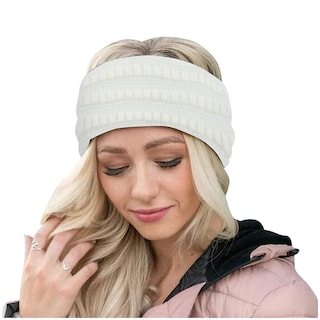Foto 2 | Diadema Huoguo Tejida De Lana A La Moda Para Mujer Cálida 22 X 11 Cm - Venta Internacional.