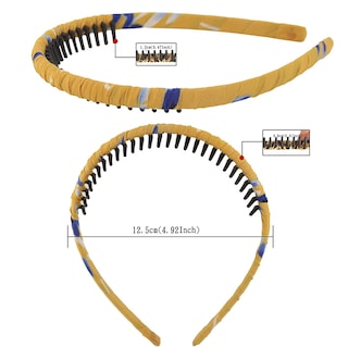 Foto 3 | Diademas Huoguo De Plástico Con Dientes Para Mujer Con Peine Elástico - Venta Internacional.