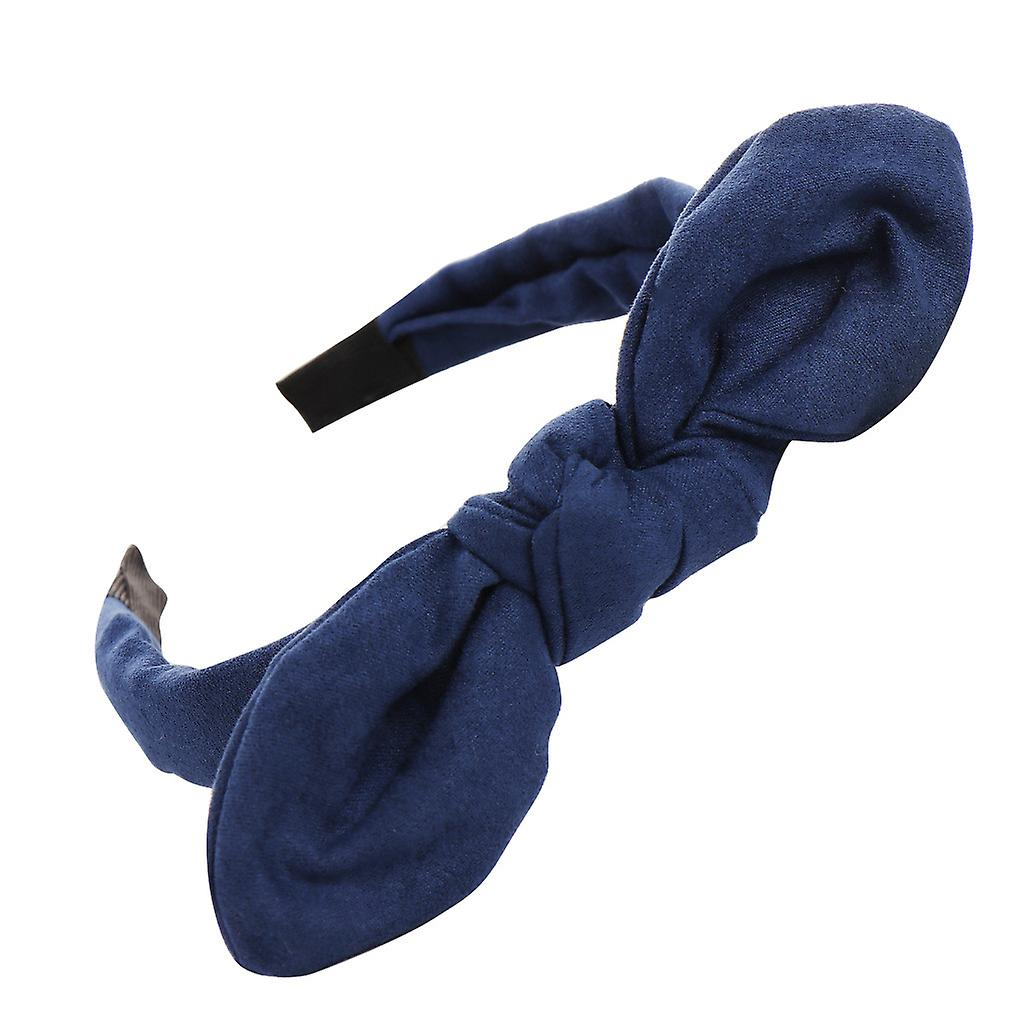 Foto 2 pulgar | Diadema Huoguo  Moderna Diadema De Gamuza Con Lazo Y Nudo Para Mujer - Venta Internacional.