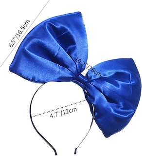 Foto 2 | Diadema De Aro Para El Pelo Accesorio Para Disfraz Lazo Enorme Para Mujer - Venta Internacional.