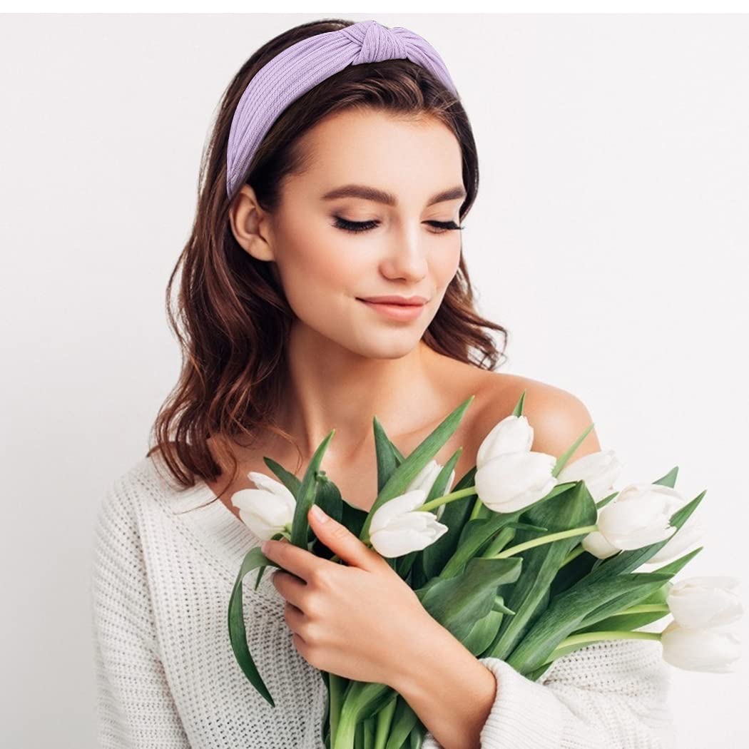 Foto 2 pulgar | Diademas Huoguo Anudadas Para Mujer De Color Liso (10 Piezas) - Venta Internacional.