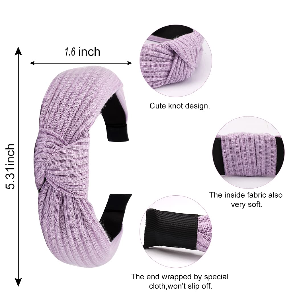 Foto 3 pulgar | Diademas Huoguo Anudadas Para Mujer De Color Liso (10 Piezas) - Venta Internacional.
