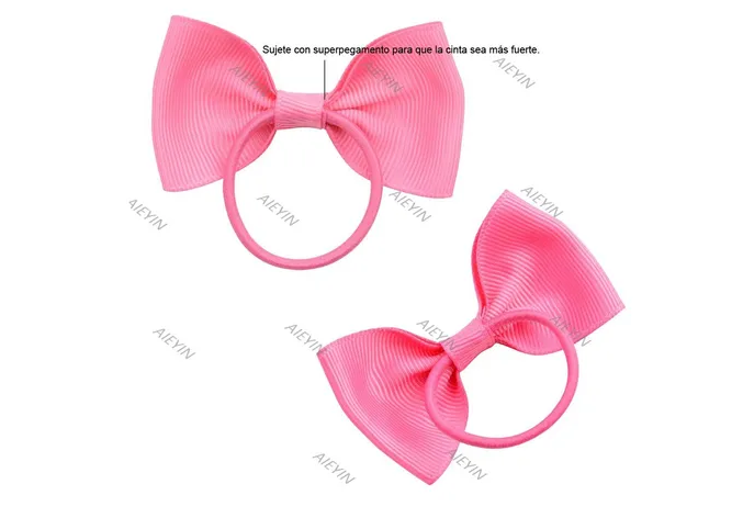 Foto 5 pulgar | Ligas Xtellar Para Cabello Con Moños Para Niñas, 20 Colores