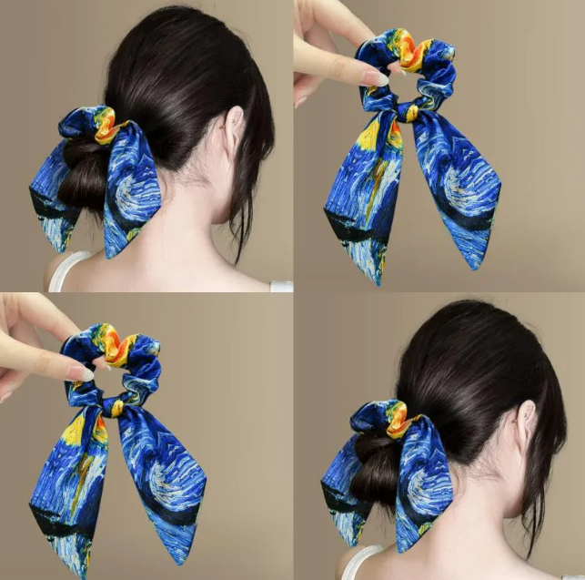 Foto 3 pulgar | Pack Xtellar De 5 Ligas Para Cabello Elástica Con Moño Elegante Moda