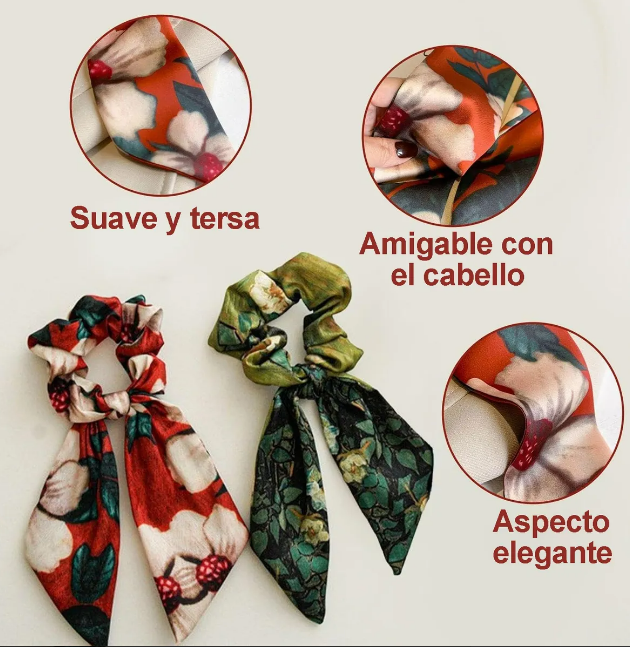 Foto 3 | Pack Xtellar De 5 Ligas Para Cabello Elástica Con Moño Elegante Moda