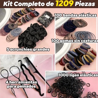 Foto 2 | Ligas para Cabello Xtellar 1209 Piezas