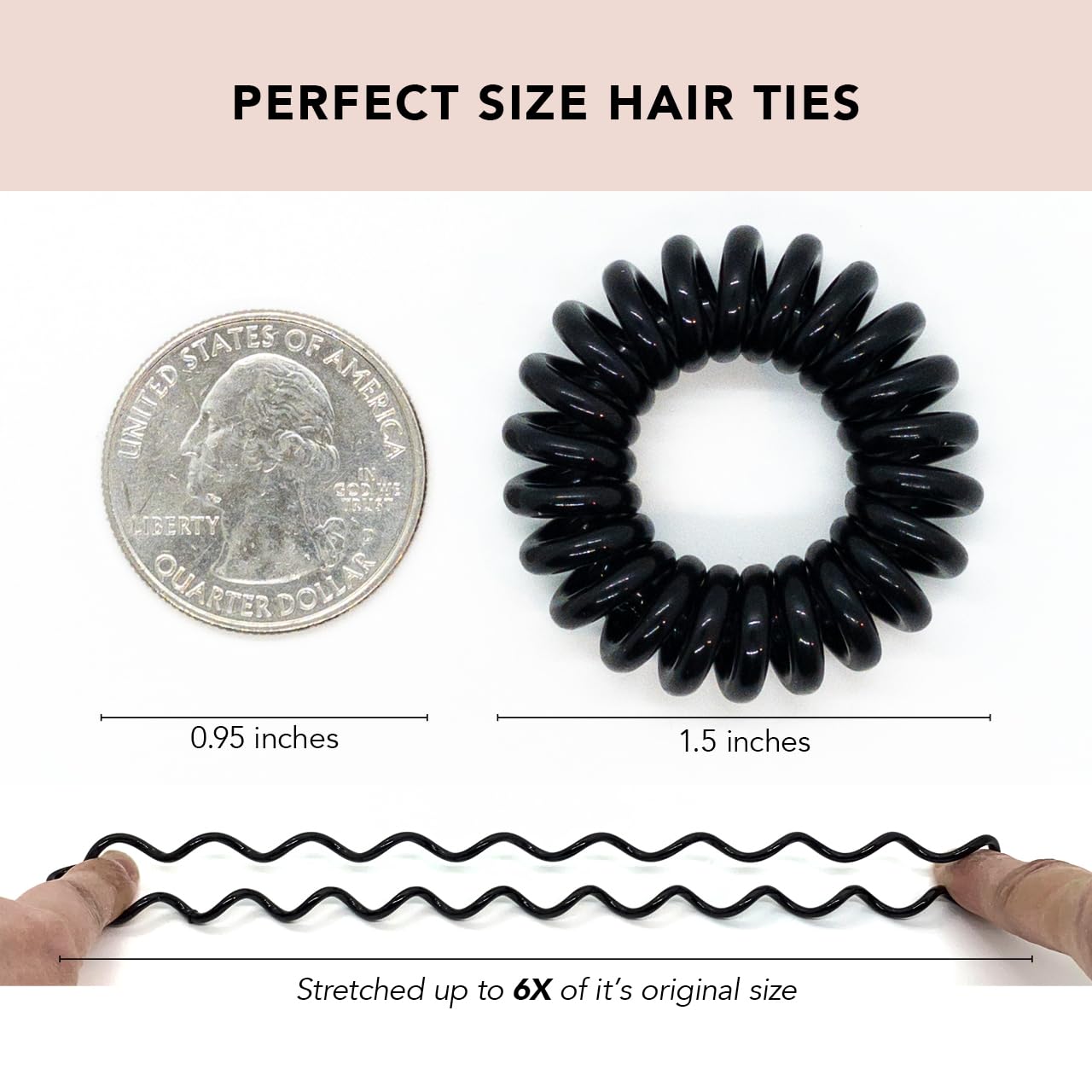 Foto 3 pulgar | Hair Tips Kitsch Spiral Para Mujer, Cabello Grueso Y Fino, 8 Unidades - Venta Internacional.