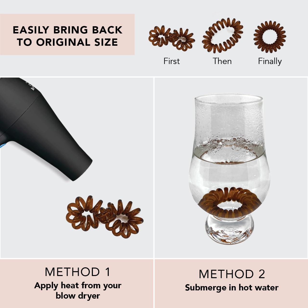 Foto 5 pulgar | Hair Tips Kitsch Spiral Para Mujer, Cabello Grueso Y Fino, 8 Unidades - Venta Internacional.