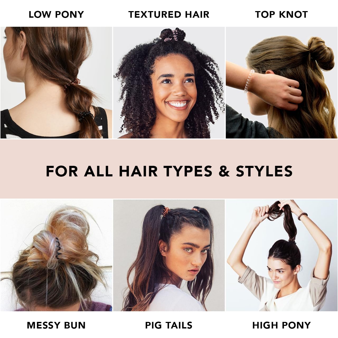 Foto 5 | Hair Tips Kitsch Spiral Para Mujer, Cabello Grueso Y Fino, 8 Unidades - Venta Internacional.