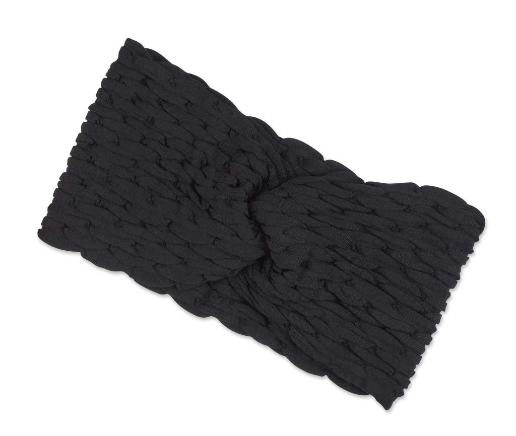 Gorro Conair Scünci Extra Wide Twist Black Fabricado En Italia - Venta Internacional.