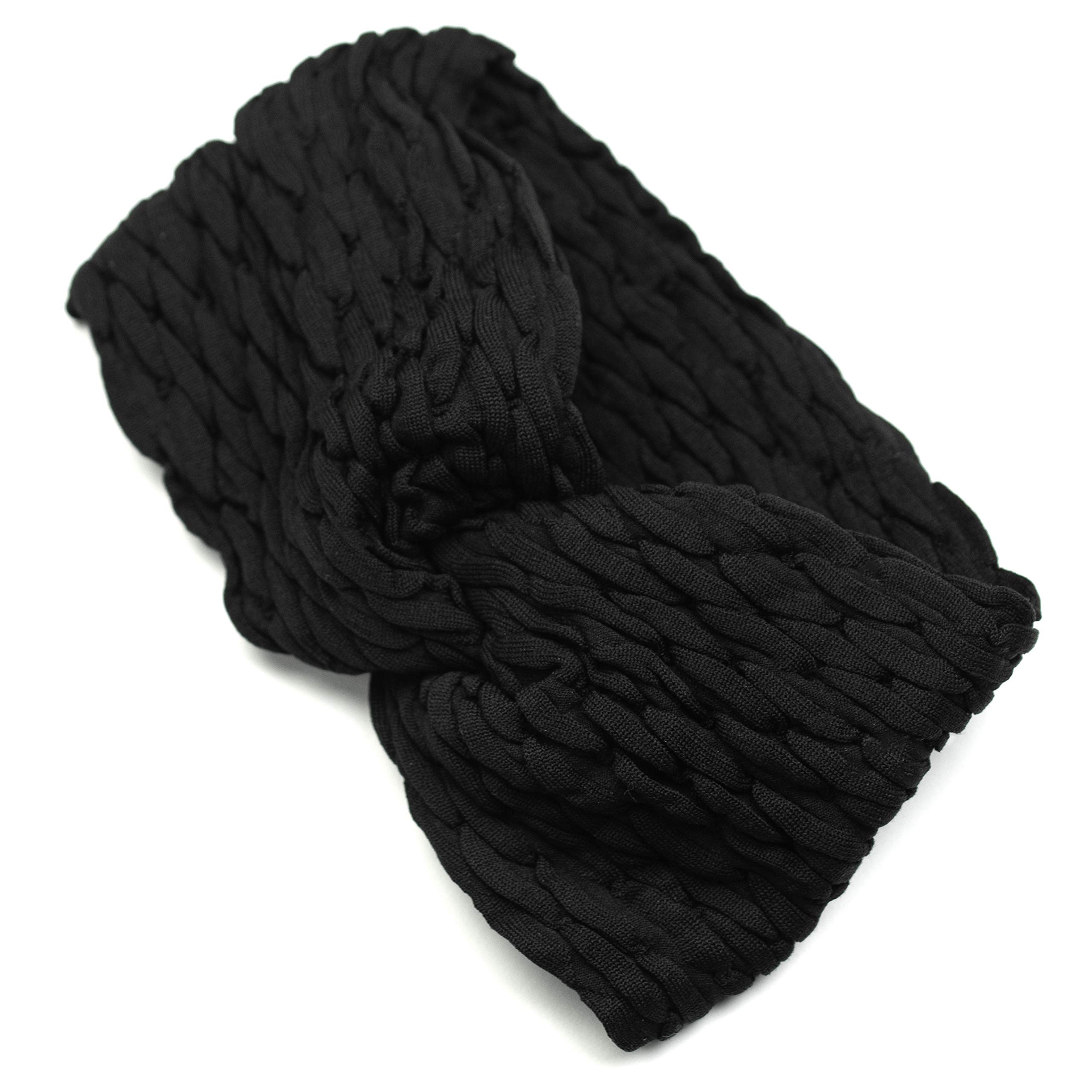 Foto 5 pulgar | Gorro Conair Scünci Extra Wide Twist Black Fabricado En Italia - Venta Internacional.