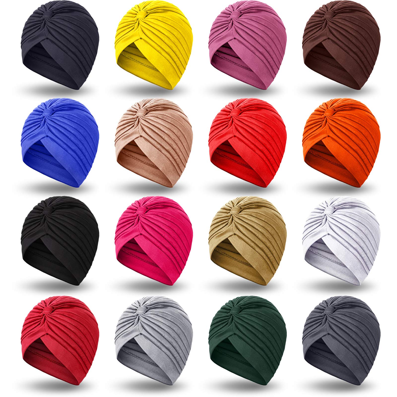 Foto 2 pulgar | Turbantes Elásticos Chemo Head Wraps Satinior Para Mujer X16 - Venta Internacional.