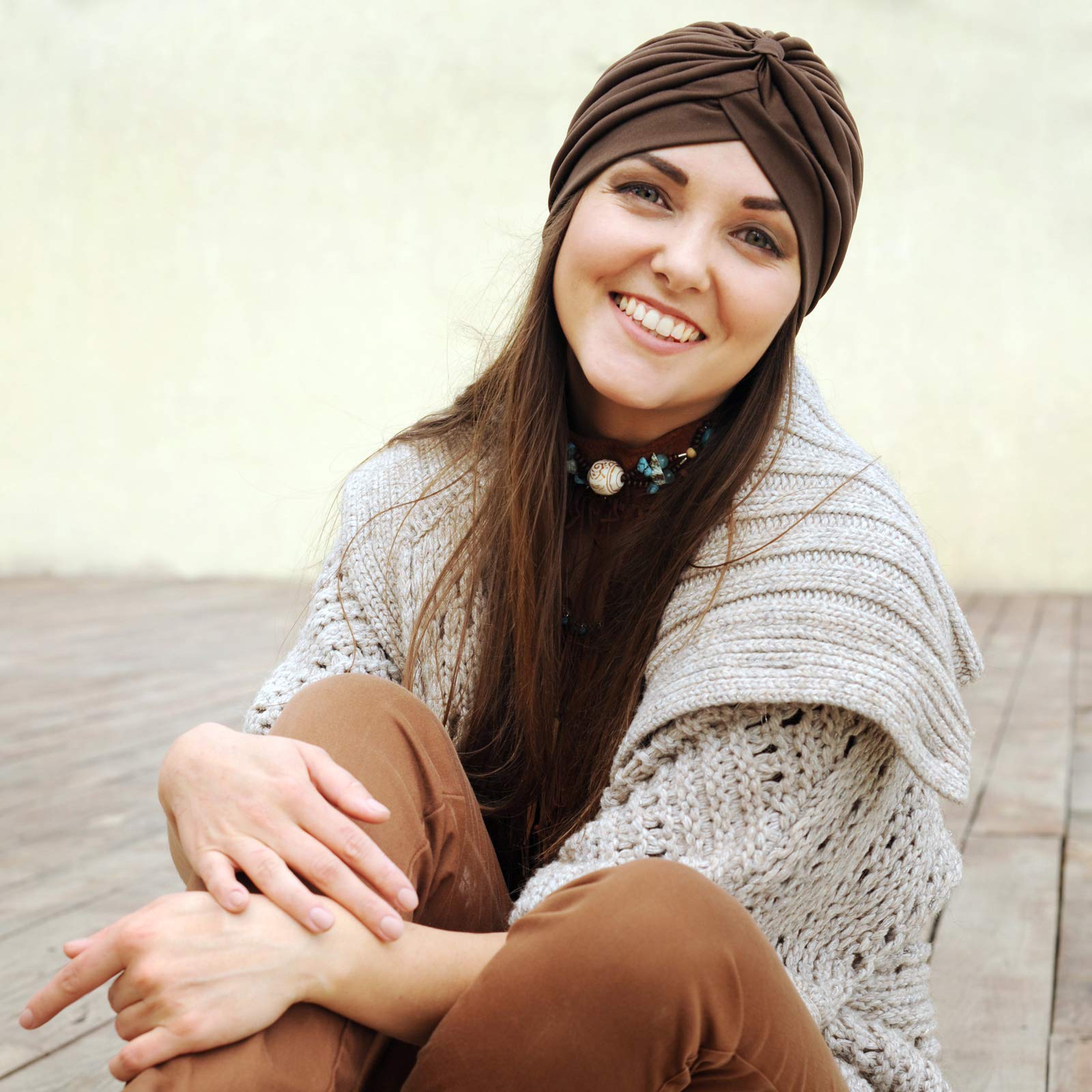 Foto 5 pulgar | Turbantes Elásticos Chemo Head Wraps Satinior Para Mujer X16 - Venta Internacional.