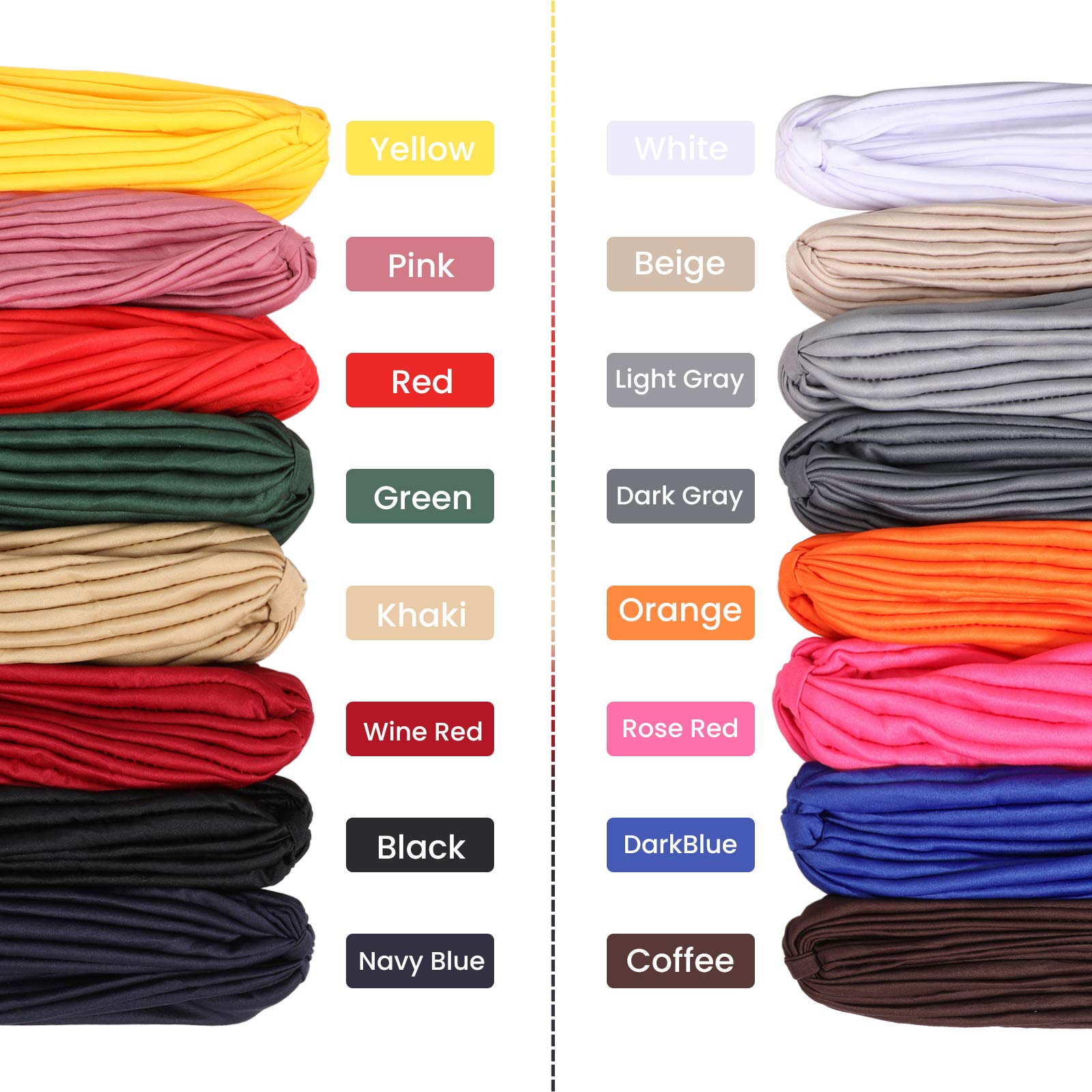 Foto 7 pulgar | Turbantes Elásticos Chemo Head Wraps Satinior Para Mujer X16 - Venta Internacional.