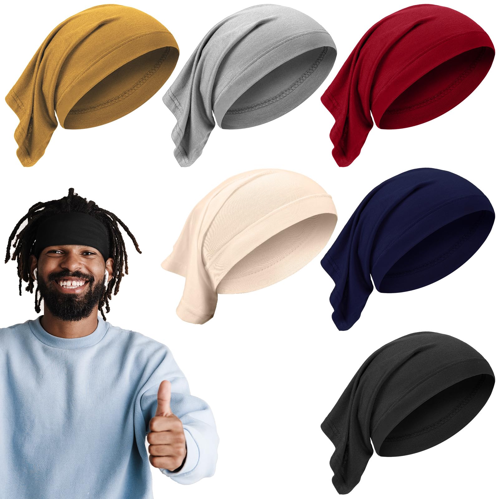 Foto 2 pulgar | Gorra Satinior De Elastano Unisex, 20 X 30 Cm, 6 Colores, 6 Unidades - Venta Internacional.
