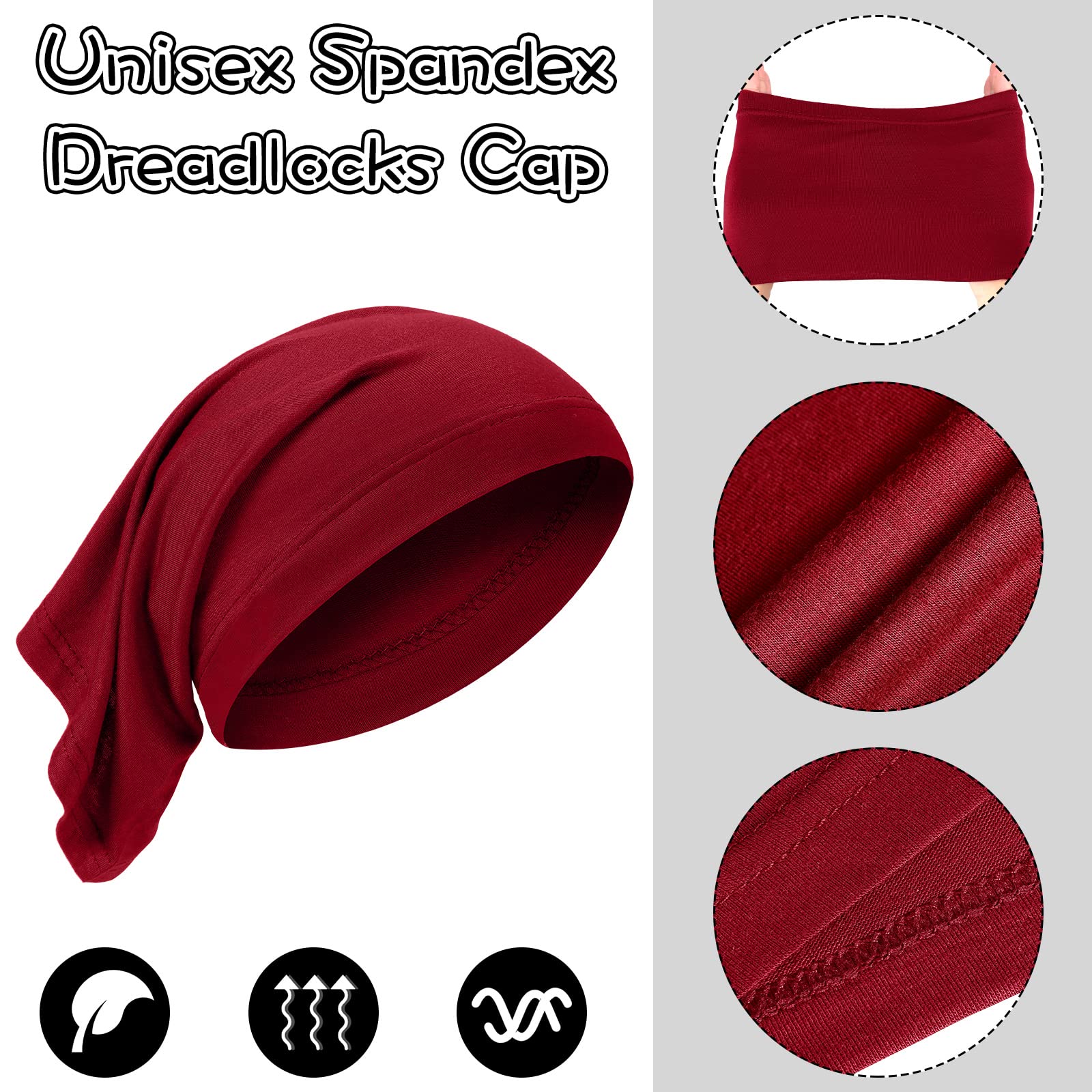 Foto 4 pulgar | Gorra Satinior De Elastano Unisex, 20 X 30 Cm, 6 Colores, 6 Unidades - Venta Internacional.