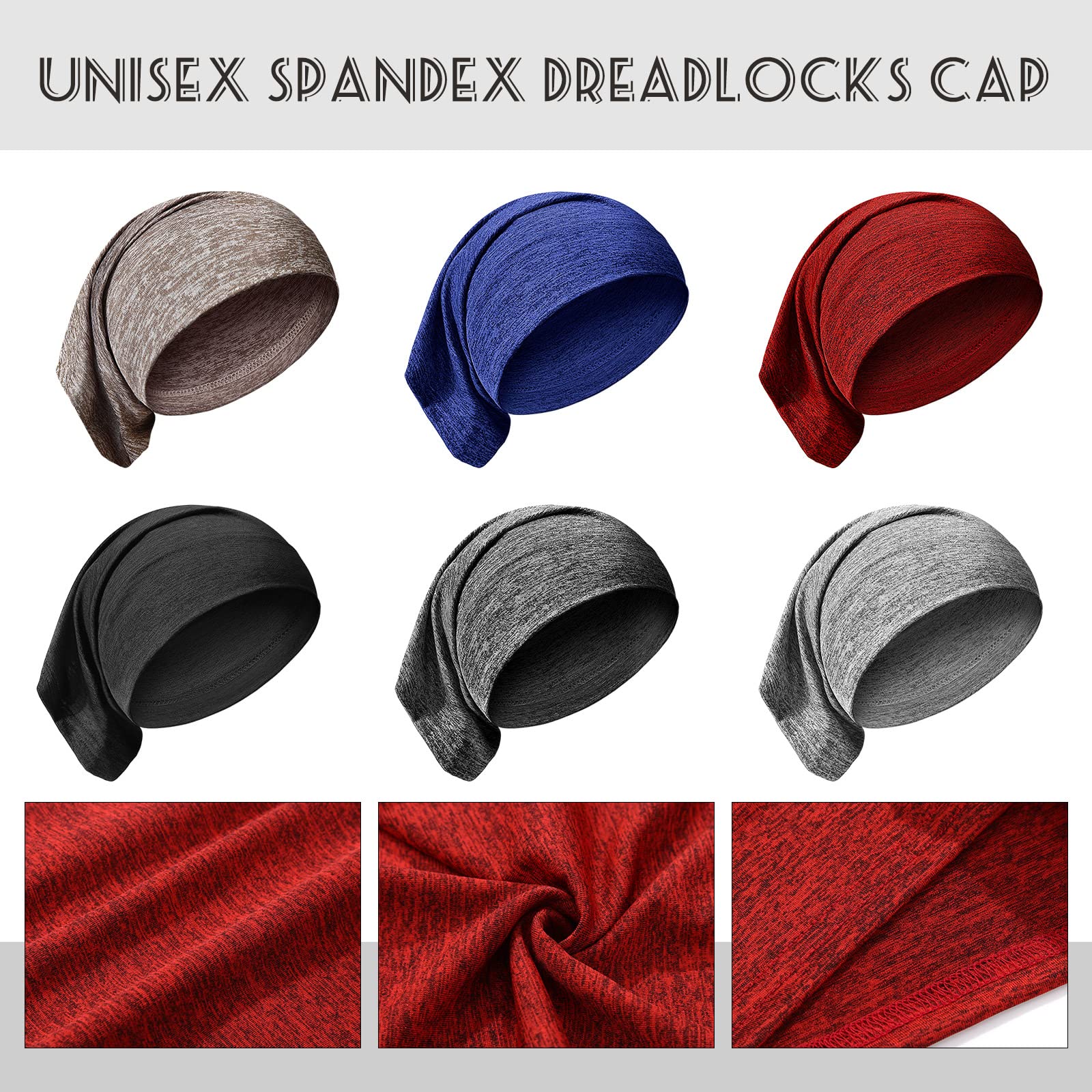 Foto 5 pulgar | Gorra Con Rastas Satinior Spandex Unisex, 20 X 30 Cm, 6 Colores X 6 - Venta Internacional.