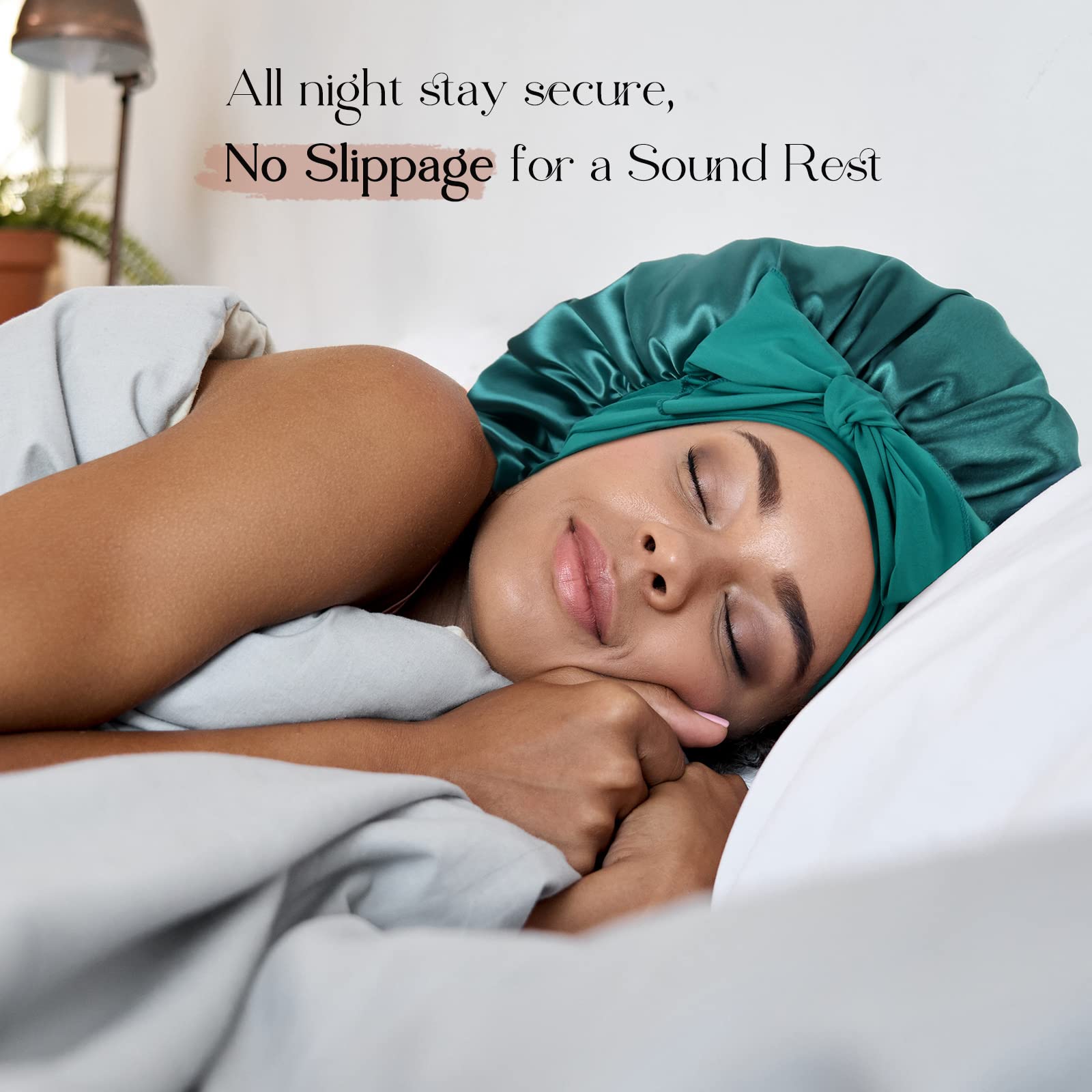 Foto 3 pulgar | Gorro De Satén Yanibest Para Dormir Con Forro De Seda - Venta Internacional.