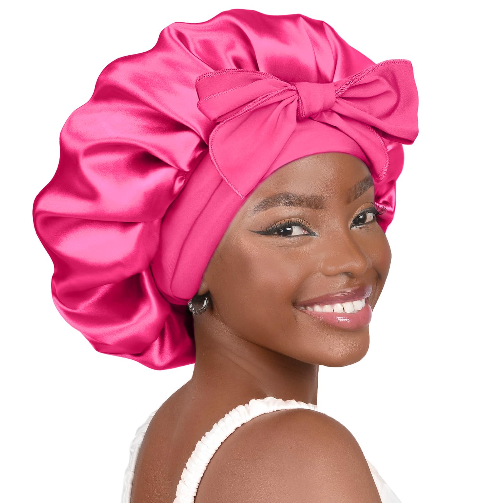Foto 1 | Gorro De Satén Yanibest Gorro De Seda Para Mujeres Que Duermen - Venta Internacional.