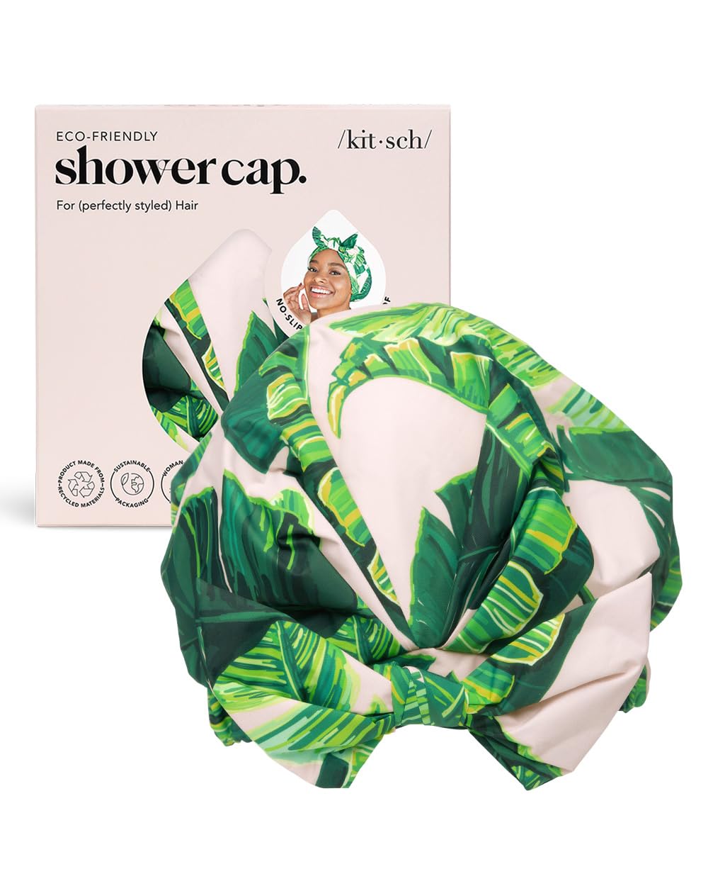 Foto 1 | Gorro De Ducha Kitsch Luxury, Reutilizable, Impermeable, Para Mujer - Venta Internacional.