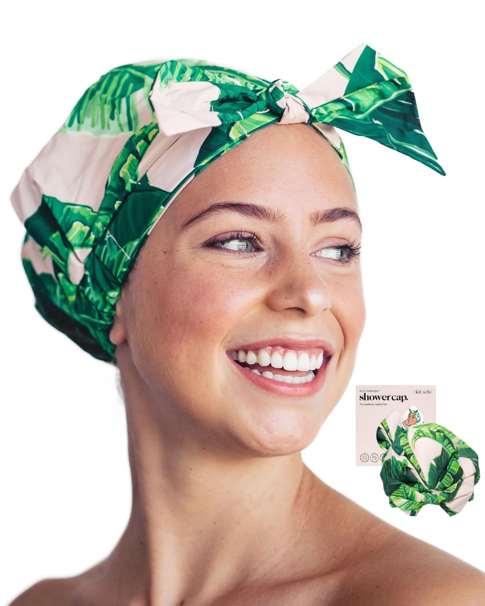 Foto 6 | Gorro De Ducha Kitsch Luxury, Reutilizable, Impermeable, Para Mujer - Venta Internacional.