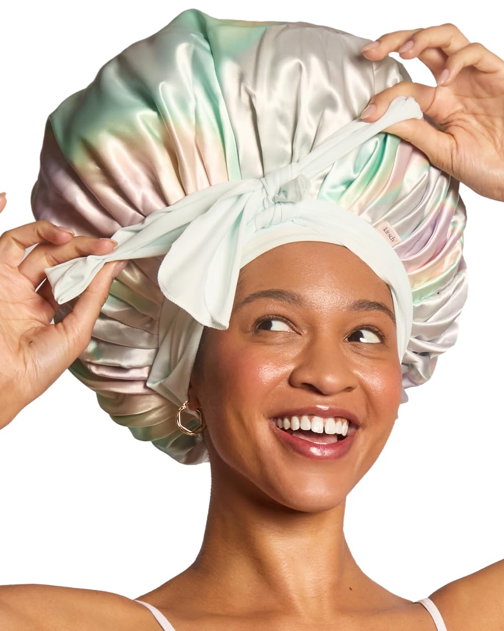 Foto 2 pulgar | Gorro De Satén Kitsch Xl Para Dormir Más Suave Que El De Seda Para Mujeres - Venta Internacional.