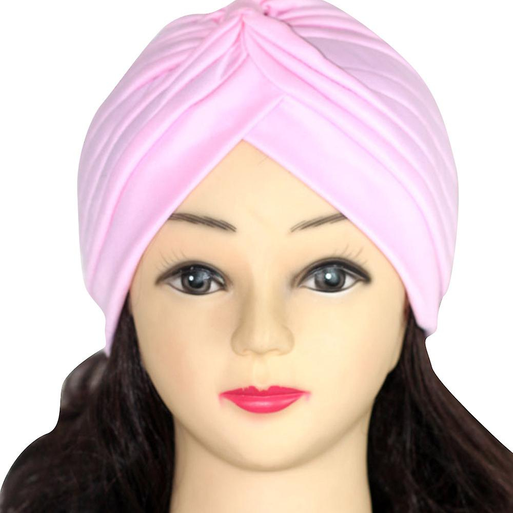 Foto 2 pulgar | Gorro De Satén Grande Con Turbante Beauty Para Mujer Huoguo - Venta Internacional.