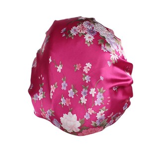 Foto 1 | Gorro Para Dormir Huoguo Diadema Satinada Con Estampado Floral Y Ala Ancha Para Mujer - Venta Internacional.