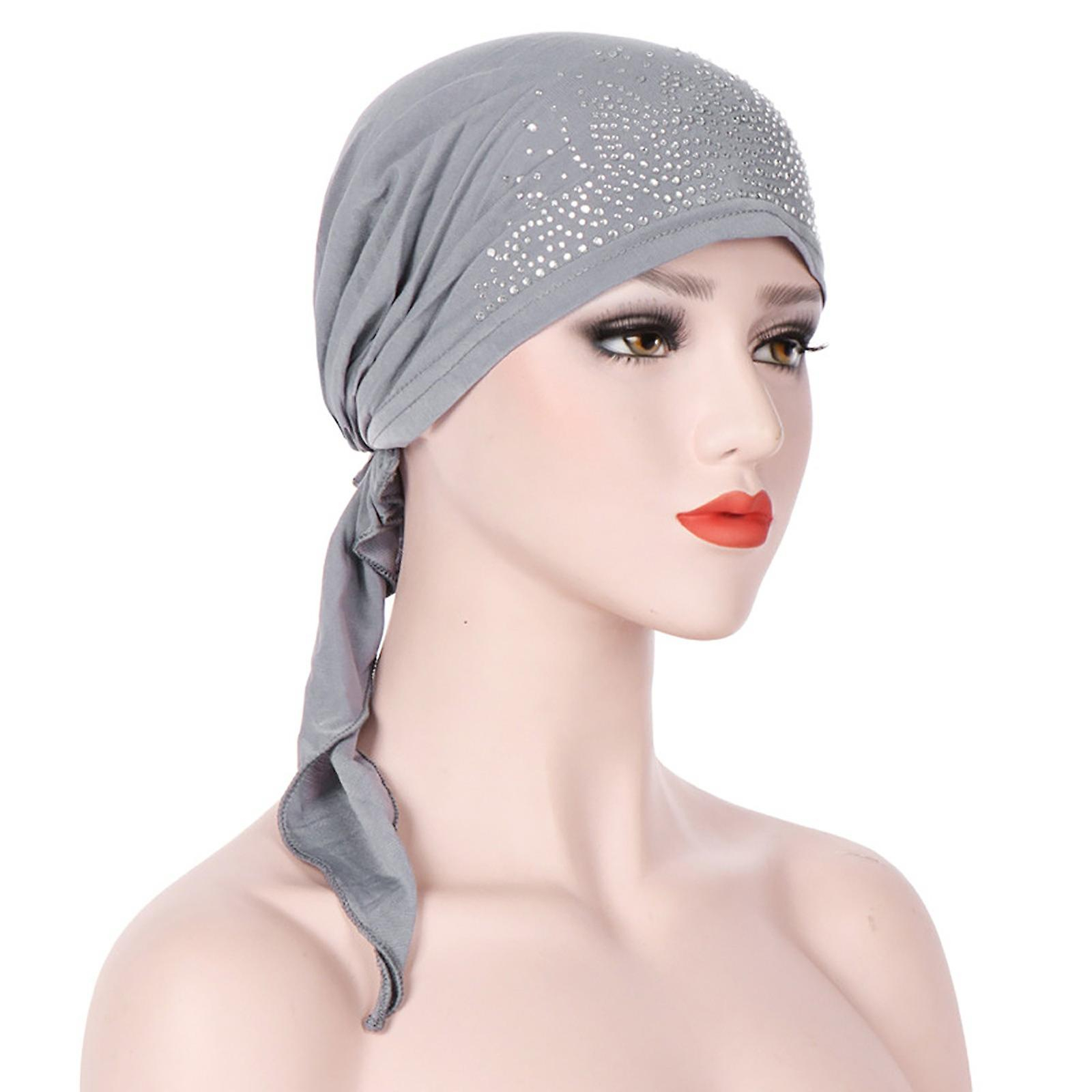 Foto 2 | Gorro Turbante Huoguo India Muslim De Algodón Elástico Para Mujer - Venta Internacional.