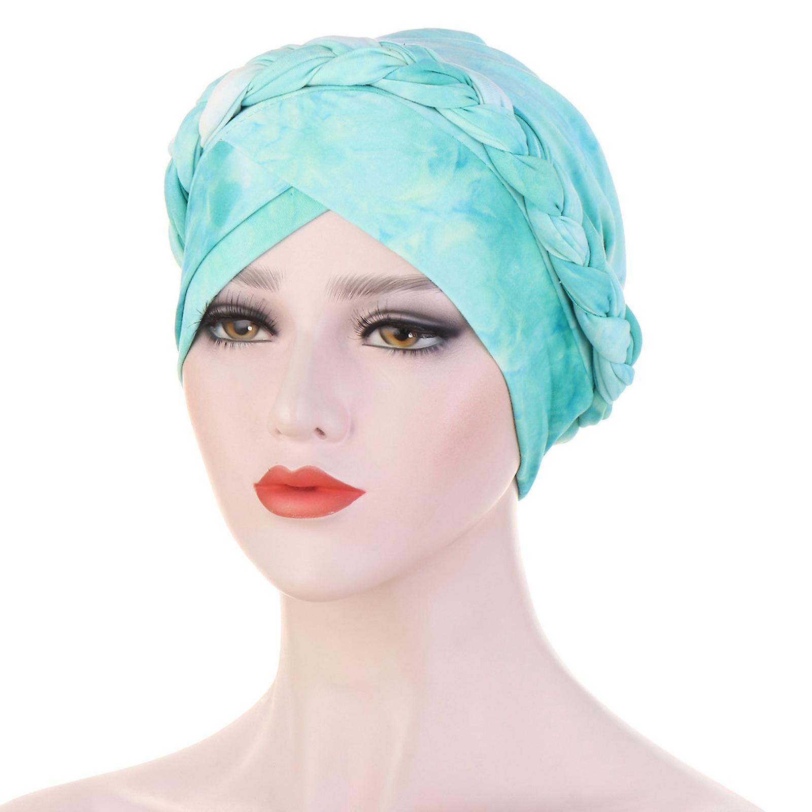 Foto 4 | Sombrero Huoguo  India  Trenzado Anudado  Musulmán  Con Volantes  Quimio  Para Mujer - Venta Internacional.