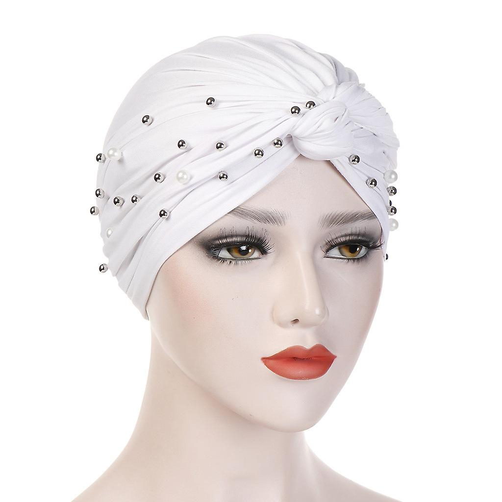 Foto 3 pulgar | Gorro Huoguo Para Mujer  Musulmán  Indio  Con Volantes  Para Quimioterapia Contra El Cáncer - Venta Internacional.