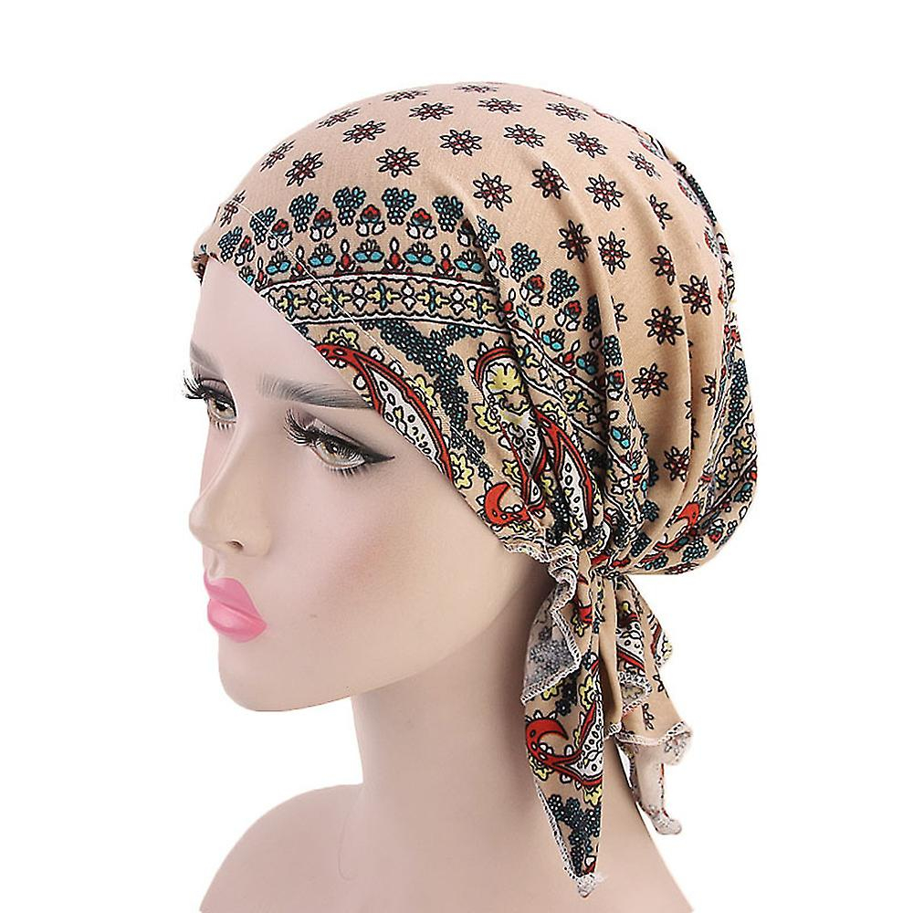 Foto 2 pulgar | Gorro De Quimioterapia Contra El Cáncer  Bufanda  Turbante Para La Cabeza  Para Mujer - Venta Internacional.