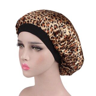 Foto 2 | Gorro Para Dormir Huoguo Diadema Satinada Con Estampado Floral Y Ala Ancha Para Mujer - Venta Internacional.