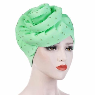 Foto 1 | Gorro Turbante Para Mujeres Musulmanas Gorro Para Quimioterapia Caída Del Cabello - Venta Internacional.