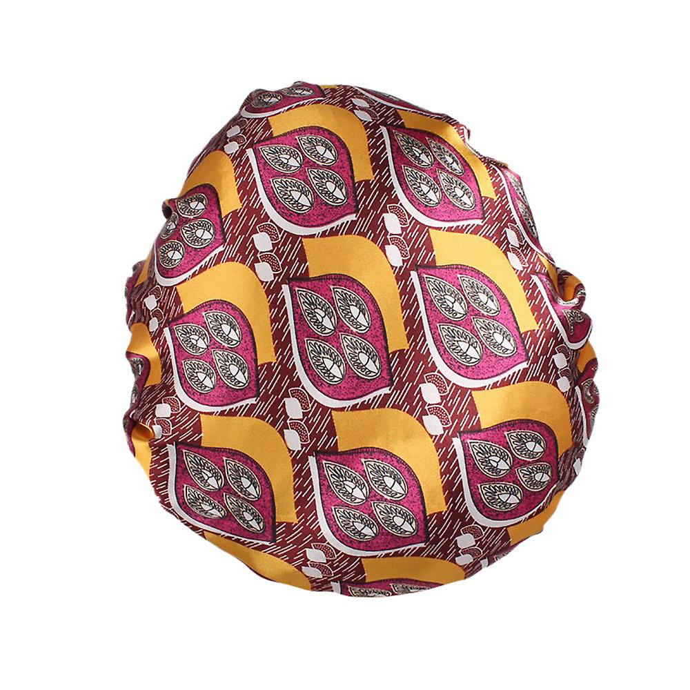 Foto 2 pulgar | Gorro Para Dormir Huoguo  Diadema Satinada Con Estampado Floral Y Ala Ancha Para Mujer - Venta Internacional.