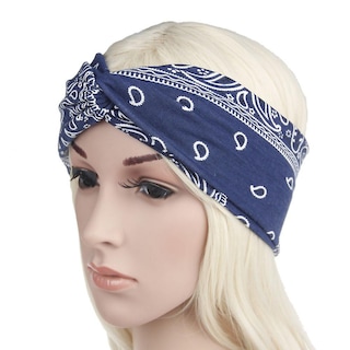 Foto 2 | Diadema Huoguo Diadema Elástica Con Estampado Floral Para Mujer Yoga Y Deporte - Venta Internacional.