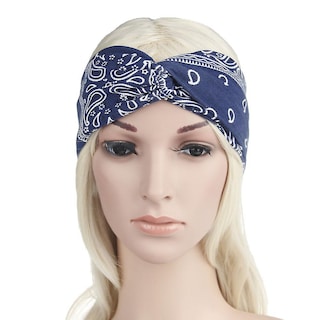 Foto 3 | Diadema Huoguo Diadema Elástica Con Estampado Floral Para Mujer Yoga Y Deporte - Venta Internacional.