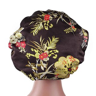 Foto 1 | Gorro De Dormir Para Quimioterapia Con Estampado Satinado Y Ala Ancha - Venta Internacional.